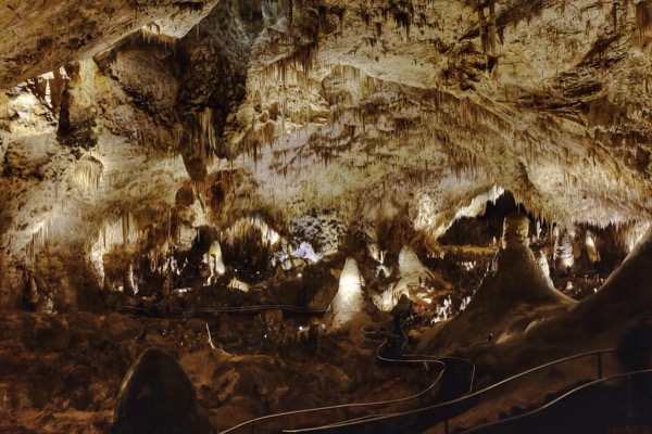 Photo of the Big Room with trail